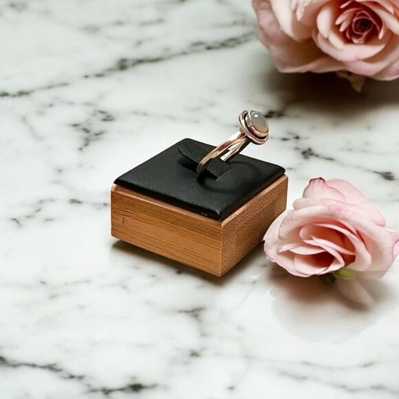 Artisan Made Genuine Ethiopian Opal 925 Sterling Silver Ring Size 7.75 - Picture 5 of 9